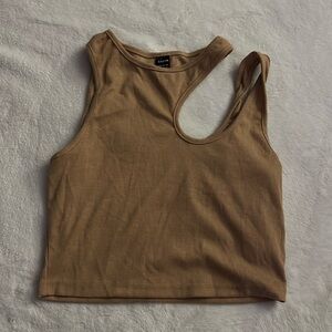 Tan/Brown Tank Top